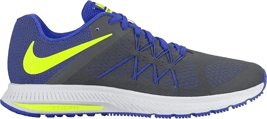 Nike Zoom Winflo 3 &#039;Dark Grey Racer Blue&#039;