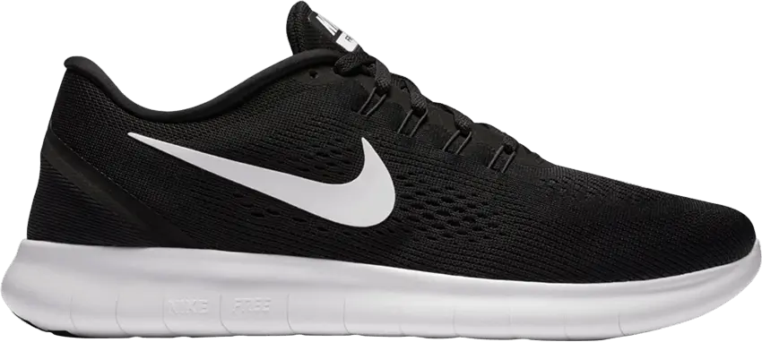  Nike Free RN Black/White-Anthracite