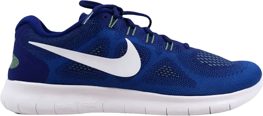  Nike Free Rn 2017 Deep Royal Blue White-Soar