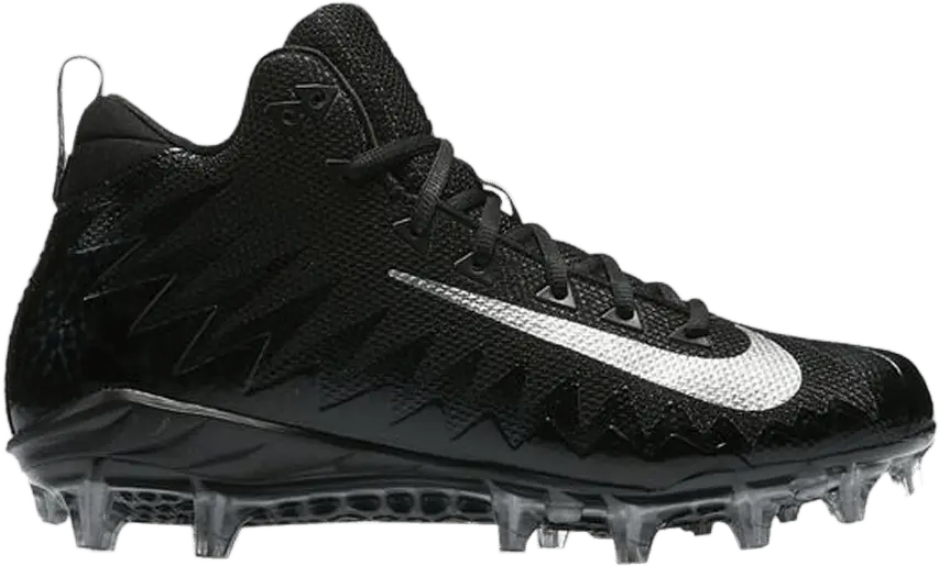  Nike Alpha Menace Pro Mid &#039;Black Metallic Silver&#039;