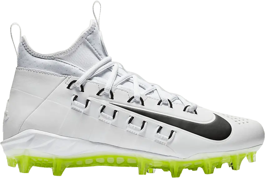  Nike Alpha Huarache 6 Elite LAX &#039;White Volt&#039;