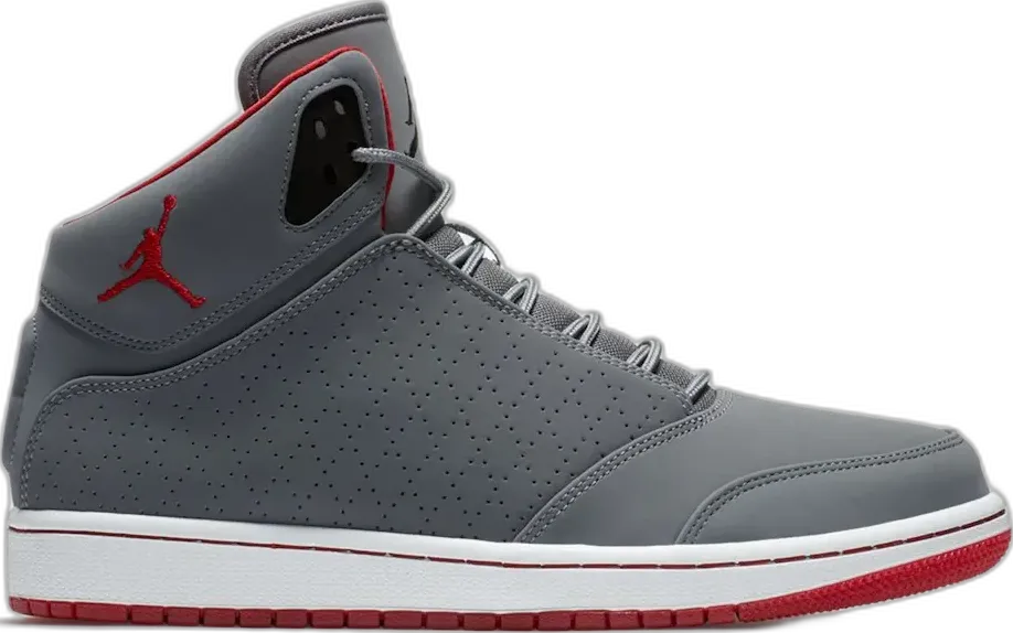 Jordan 1 Flight 5 Wolf Grey Gym Red