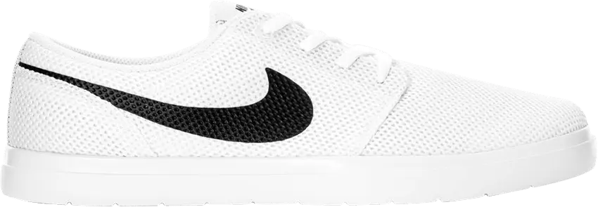 Nike Portmore 2 Ultralight SB &#039;White Black Track Red&#039;