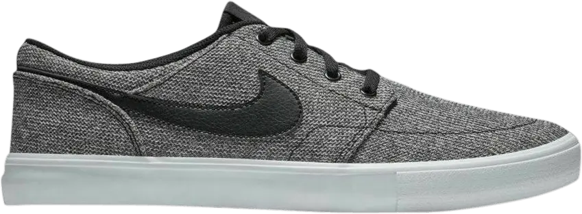 Nike Portmore 2 Solar Canvas Premium SB &#039;Black White&#039;