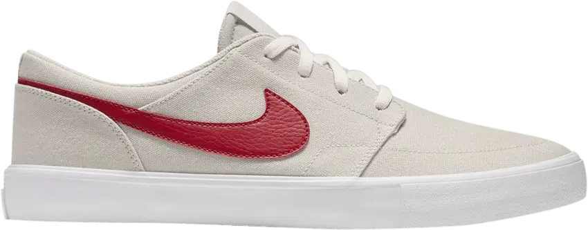  Nike Portmore 2 Solar Canvas SB &#039;Vast Grey University Red&#039;