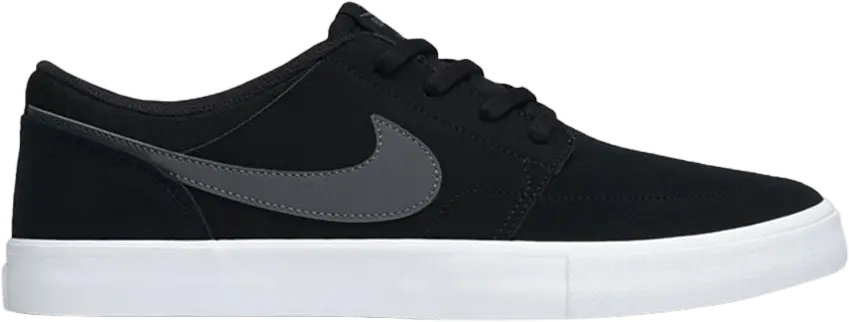  Nike SB Portmore II Solar Black Dark Grey White