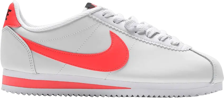  Nike Wmns Classic Cortez Leather &#039;Platinum Tint Bright Crimson&#039;