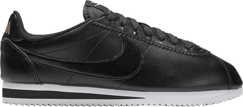  Nike Wmns Classic Cortez Leather &#039;Black&#039;