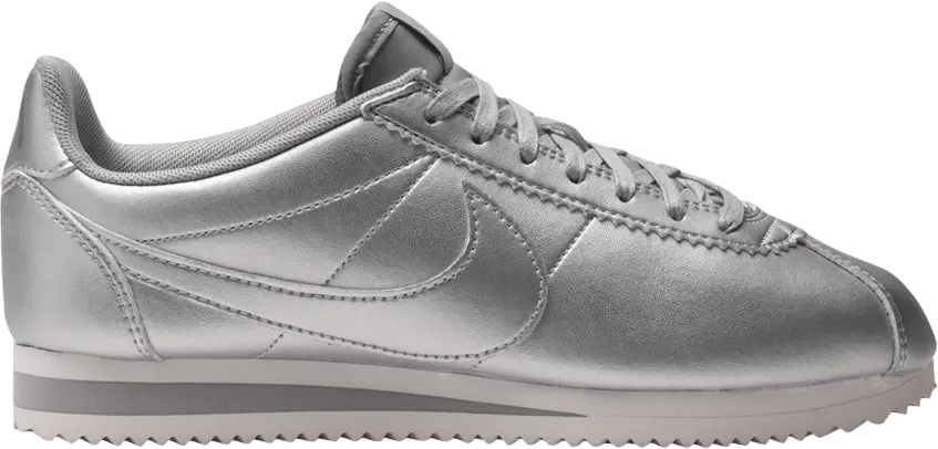  Nike Wmns Classic Cortez Leather &#039;Metallic Silver&#039;