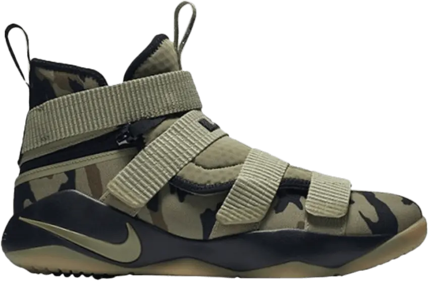  Nike LeBron Soldier 11 Flyease &#039;Neutral Olive&#039;