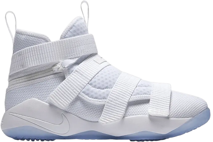  Nike LeBron Soldier 11 Flyease 4E &#039;White Ice&#039;