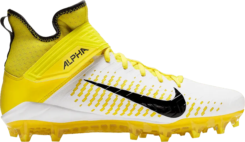  Nike Alpha Menace Pro 2 Mid &#039;White Opti Yellow&#039;