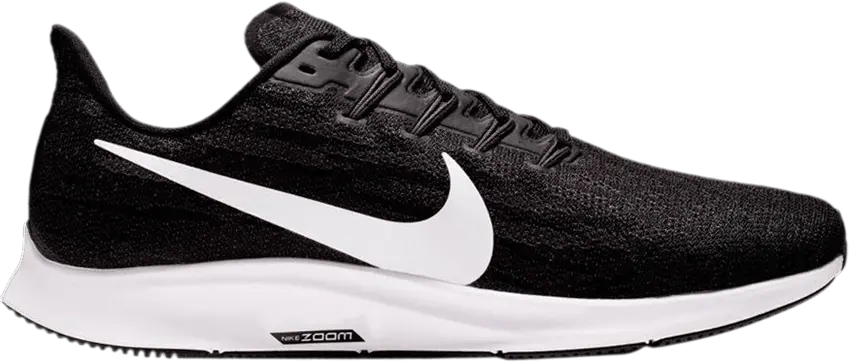  Nike Air Zoom Pegasus 36 Wide &#039;Black White&#039;