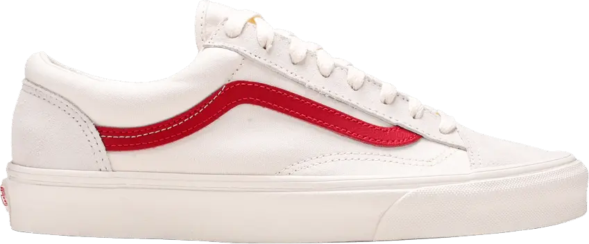  Vans Style 36 Marshmallow Racing Red