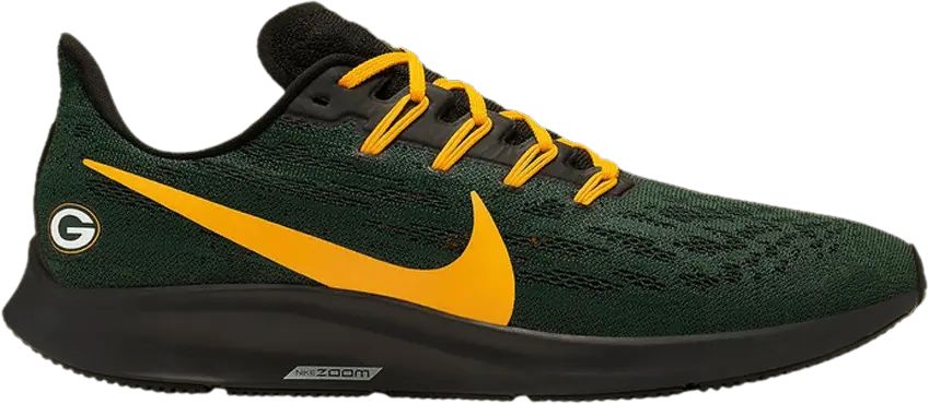  Nike Air Zoom Pegasus 36 Green Bay Packers