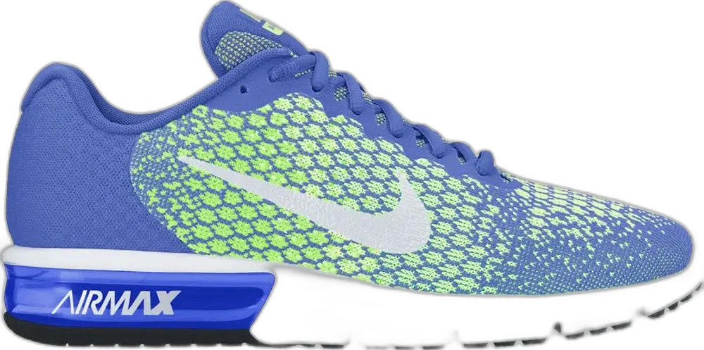 Nike Air Max Sequent 2 Medium Blue Ghost Green (Women&#039;s)