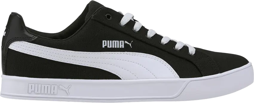  Puma Smash Vulc Canvas &#039;Black White&#039;