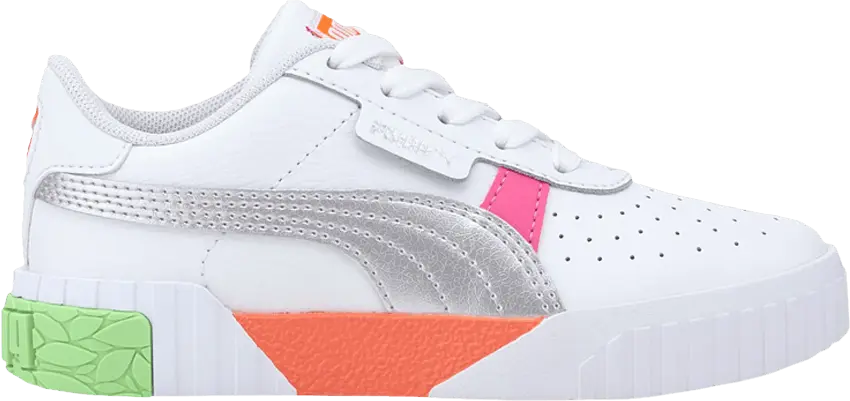  Puma Cali Crazy Little Kid &#039;White Glowing Pink&#039;