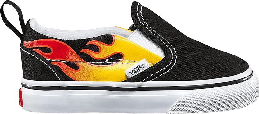  Vans Slip-On V Toddler &#039;Flame&#039;