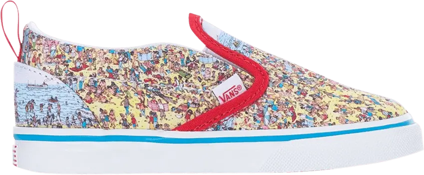  Vans Slip-On Wheres Waldo Beach (TD)