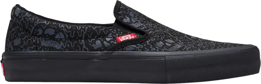  Vans Sketchy Tank x Slip-On Pro &#039;Black Reflective&#039;