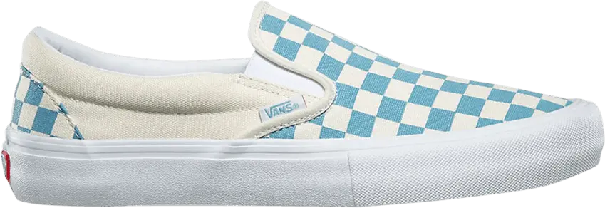  Vans Slip-On Pro &#039;Checkerboard - Adriatic Blue&#039;