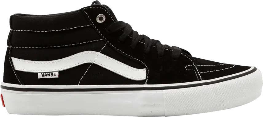  Vans Sk8-Mid Pro &#039;Black White&#039;