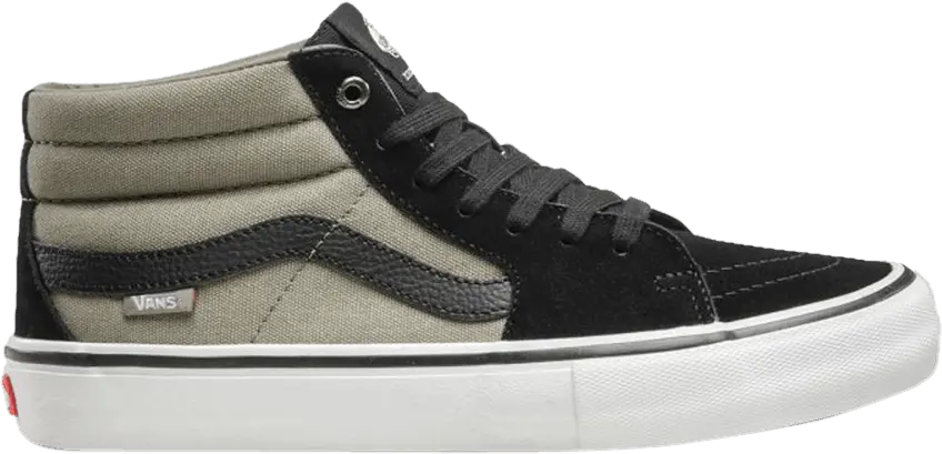  Vans Sk8-Mid Pro &#039;Black Fallen Rock&#039;