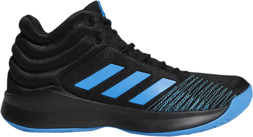  Adidas Pro Spark 2018 &#039;Black Bright Blue&#039;