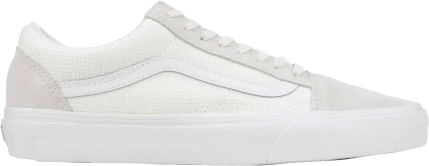  Vans Old Skool Woven Check Marshmallow