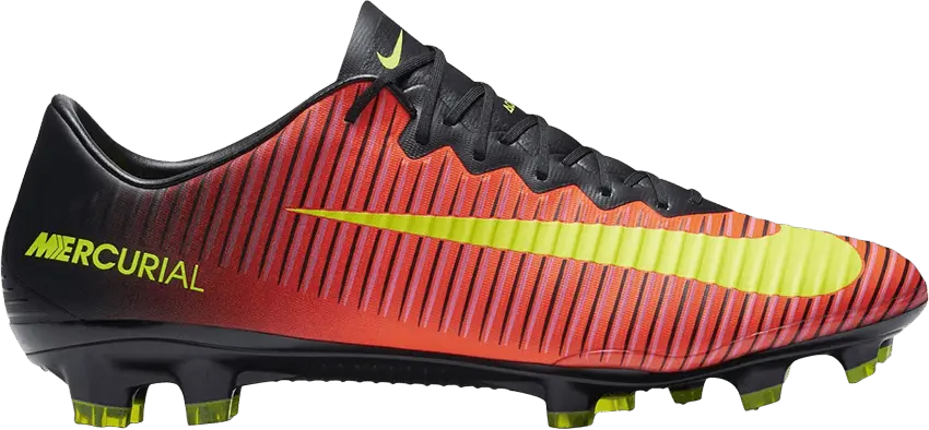  Nike Mercurial Vapor XI FG Total Crimson Black Volt