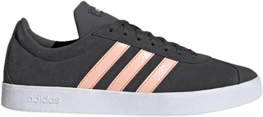  Adidas Wmns VL Court 2.0 &#039;Grey Glow Pink&#039;