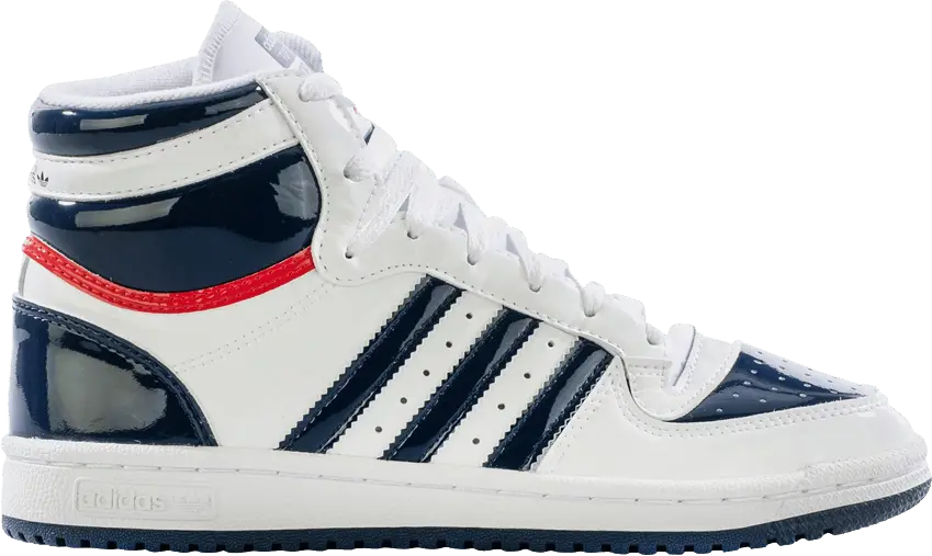  Adidas Wmns Top Ten RB &#039;White Collegiate Navy Patent&#039;