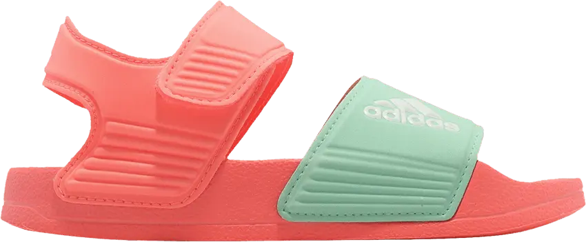  Adidas Adilette Sandal K &#039;Acid Red&#039;