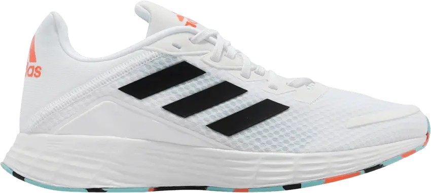  Adidas Duramo SL J &#039;White Pulse Aqua&#039;