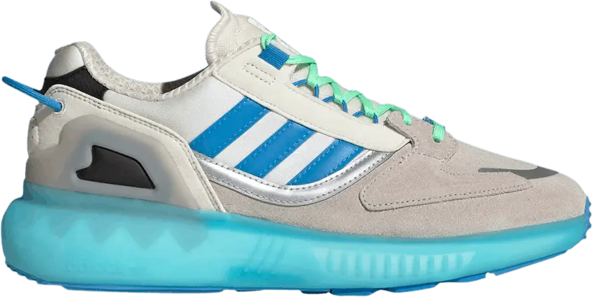  Adidas ZX 5K Boost &#039;Off White Pulse Blue&#039;