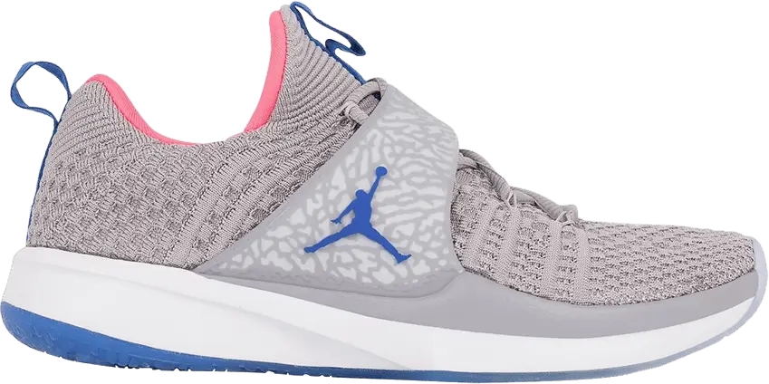 Jordan Trainer 2 Flyknit Grey Racer Blue