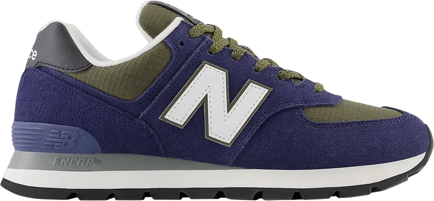  New Balance 574 &#039;Team Navy Dark Moss&#039;