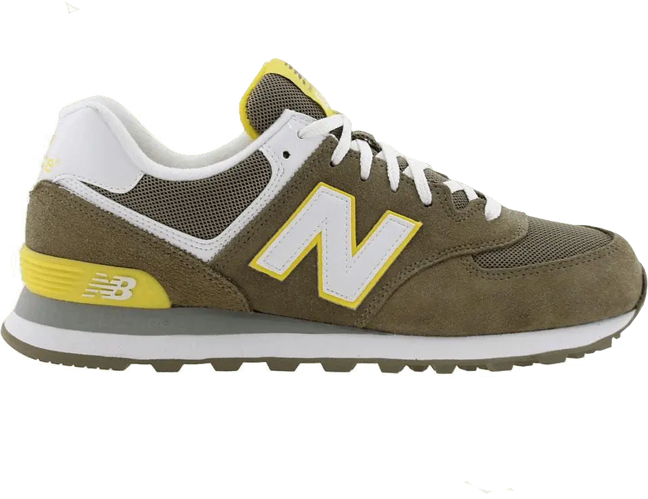  New Balance 574 &#039;Olive White Yellow&#039;