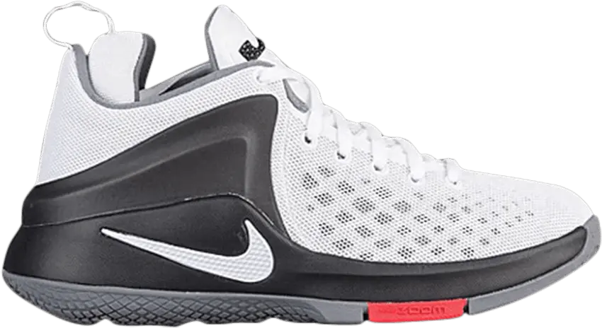  Nike LeBron Zoom Witness GS &#039;White Black&#039;