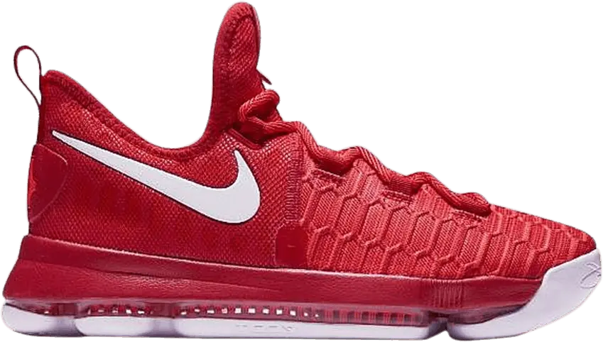  Nike Zoom KD 9 GS &#039;Red White&#039;