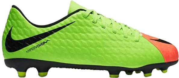  Nike Hypervenomx Phade 3 TF PS &#039;Electric Green&#039;