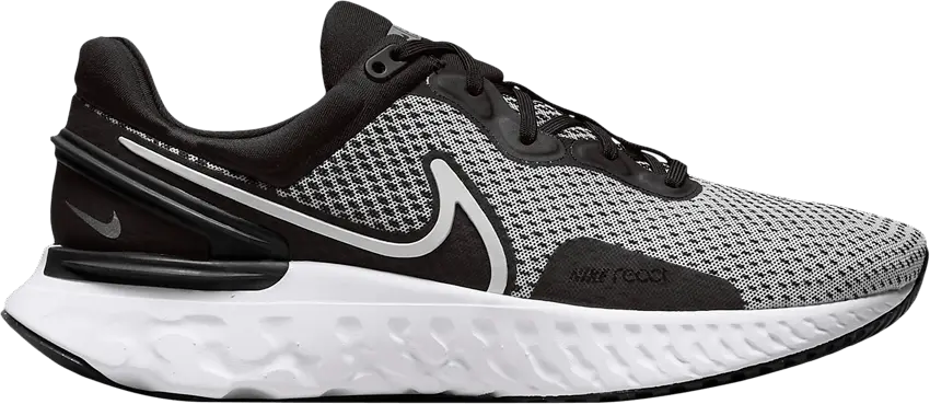  Nike React Miler 3 Black Metallic Silver