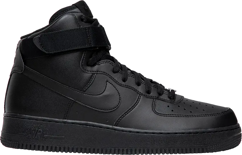  Nike Air Force 1 High &#039;07 &#039;Triple Black&#039;