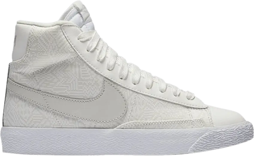  Nike Blazer Mid Summit White Light Bone (GS)