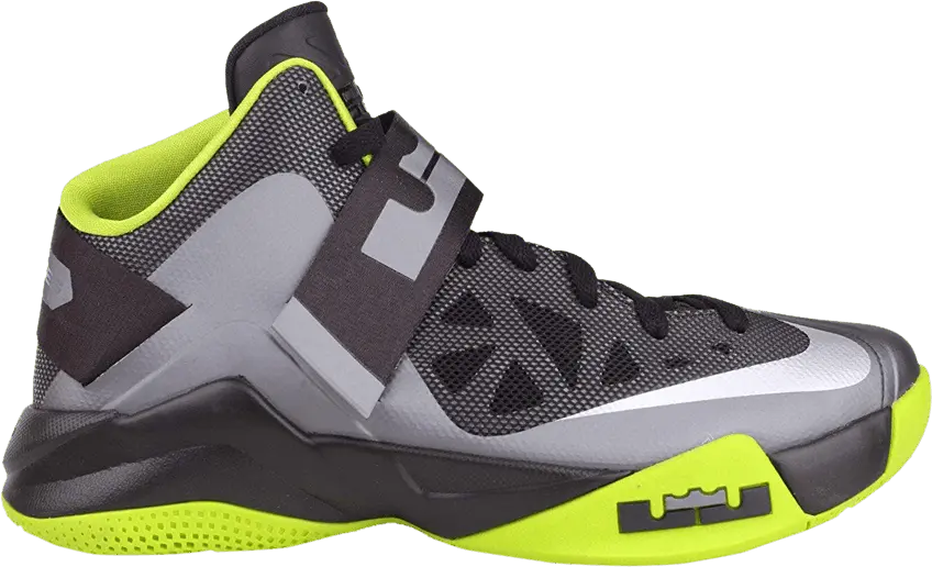  Nike LeBron Zoom Soldier 6 &#039;Cool Grey Atomic Green&#039;