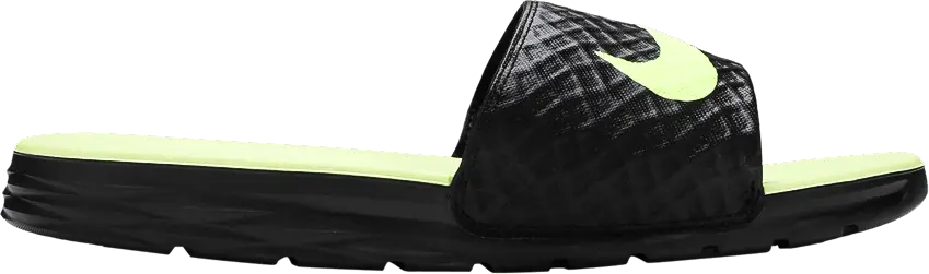  Nike Benassi Solarsoft Black/Volt