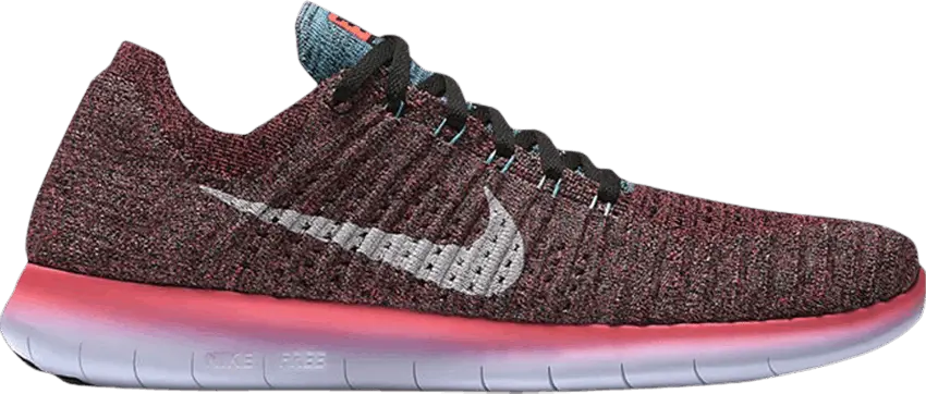  Nike Free RN Flyknit &#039;Pink Multi-Color&#039;