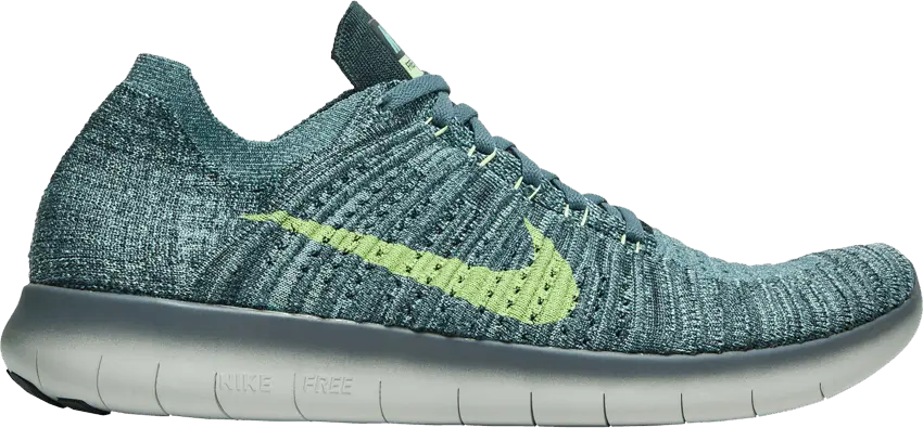  Nike Free Run Flyknit &#039;Hasta Green Glow&#039;