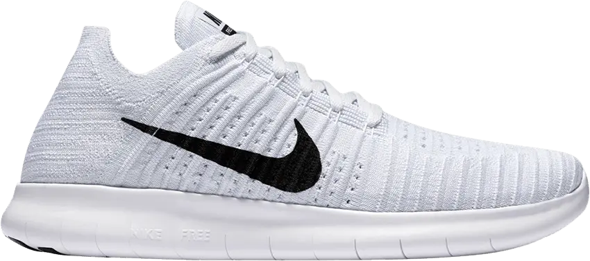  Nike Free RN Flyknit &#039;Platinum White&#039;